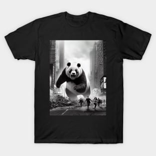 "Pandadoom": Chaos Strikes the City T-Shirt